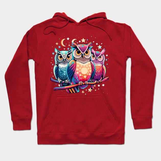 night owls Hoodie by Mailson